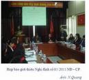 706/VPCP-KGVX  30/01/2011  V/v hoàn thiện dự thảo Nghị định của Chính phủ sửa đổi, bổ sung một số điều của Nghị định số 100/2006/NĐ-CP
