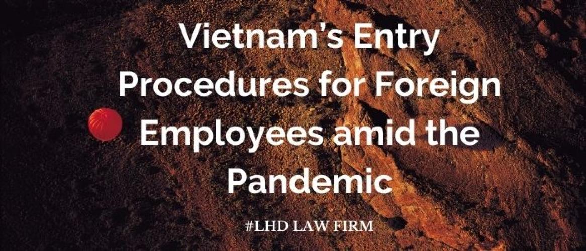 Thủ tục nhập cảnh của Việt Nam đối với người lao động nước ngoài trong bối cảnh Đại dịch Covid-19