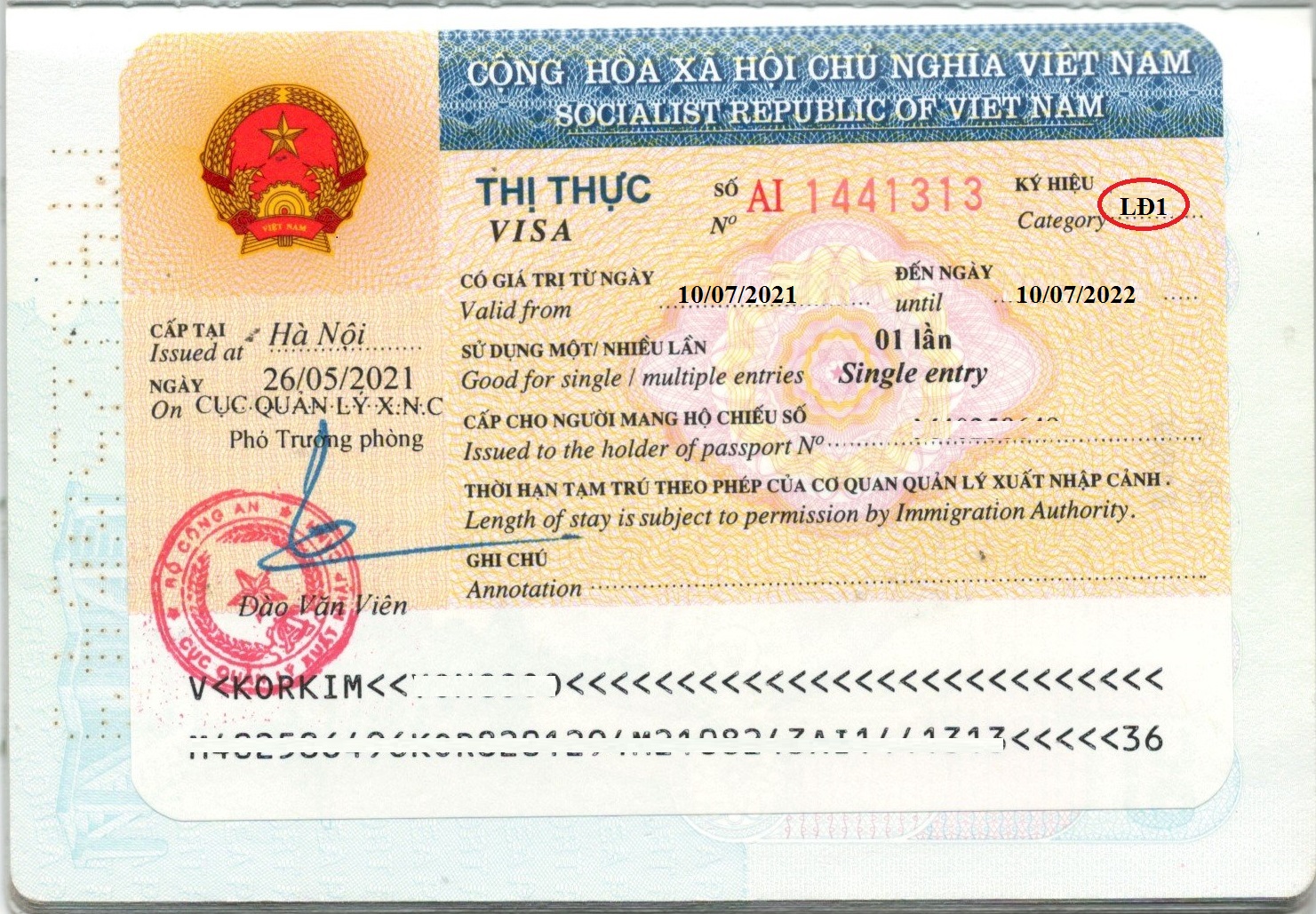 Xin Visa nhập cảnh Việt Nam