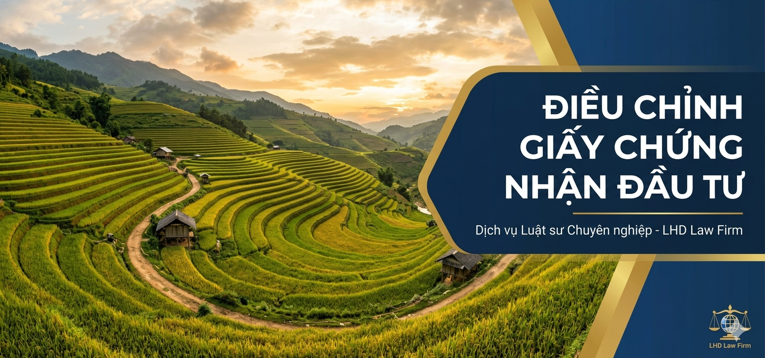 Điều chỉnh giấy chứng nhận đầu tư 2026: Hướng dẫn chi tiết & Dịch vụ chuyên nghiệp từ LHD Law Firm